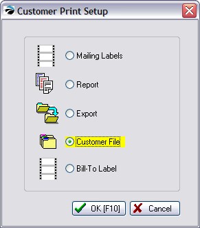 CustomerPrintSetup