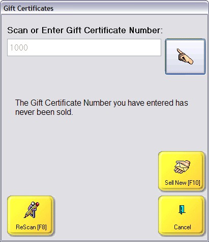 GiftCertificateNumber