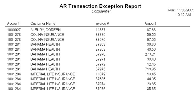 ARTransactionExceptionReport