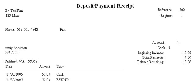 DepositPaymentReceipt