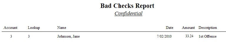 RC-BadChecksReport