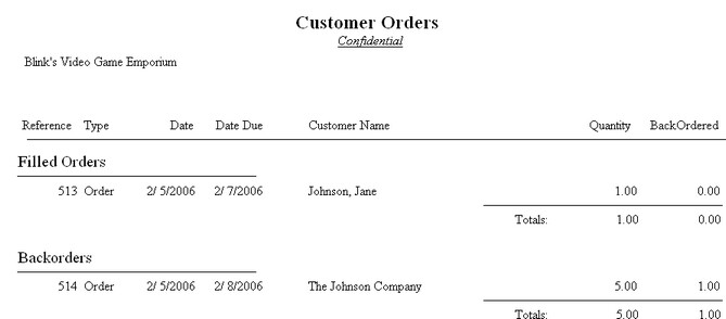 customerorders