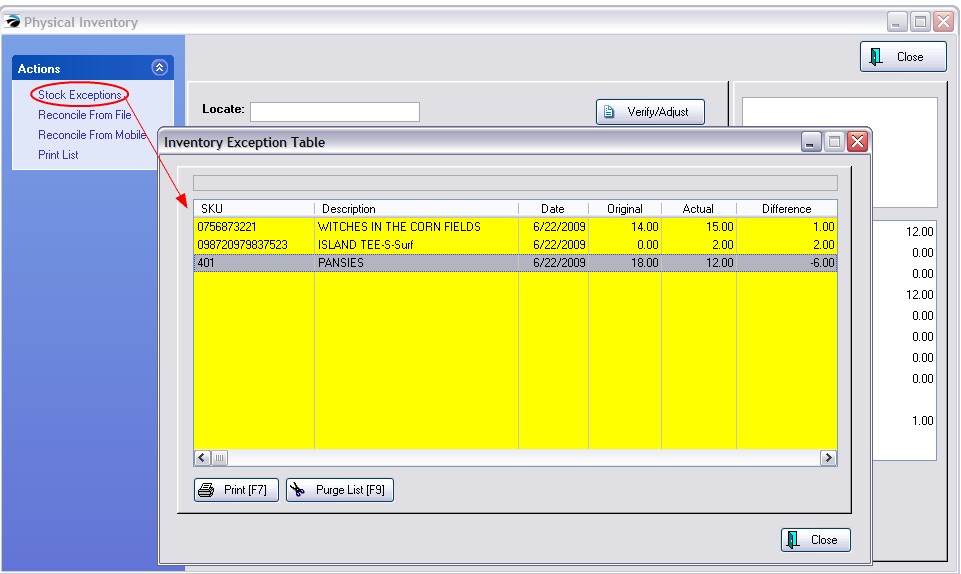 InventoryExceptionTable