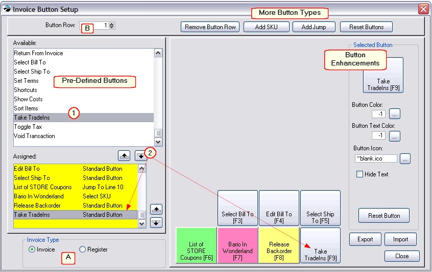 InvoiceButtonSetup