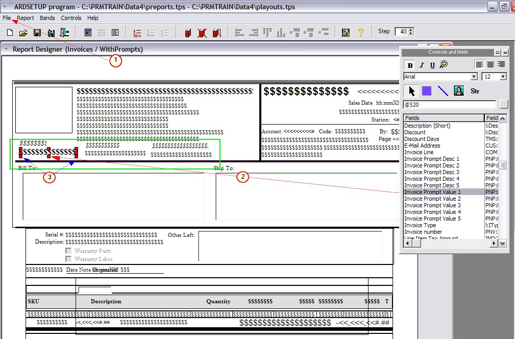 InvoicePromptsFORMmodifification