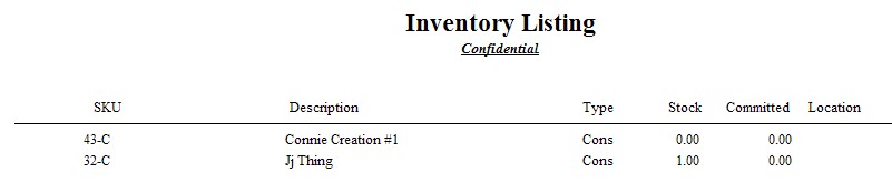 RC-ConsignmentInventoryListing