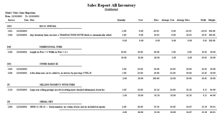 SalesReportAllInventoryNOTESin