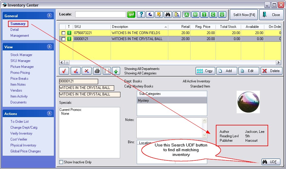 SampleUserDefineField