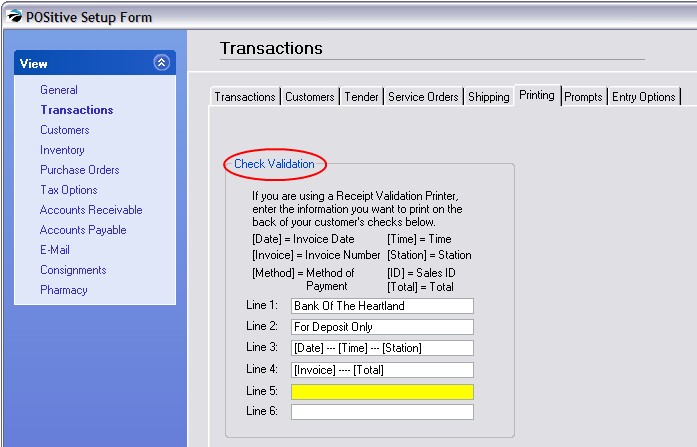 SystemCheckValidation